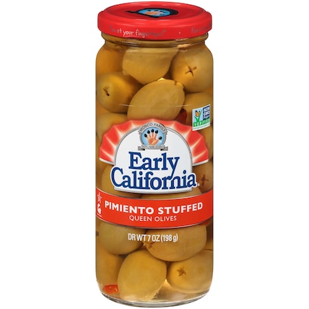 Early California Olive Pimento Stuffed Queen 7 oz., PK12 24407015